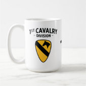 1e Cavalerie Divisie Badge Koffiemok (Links)