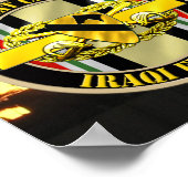 1e Cavalerie divisie Cavalry scout OIF VETERAN Poster (Hoek)