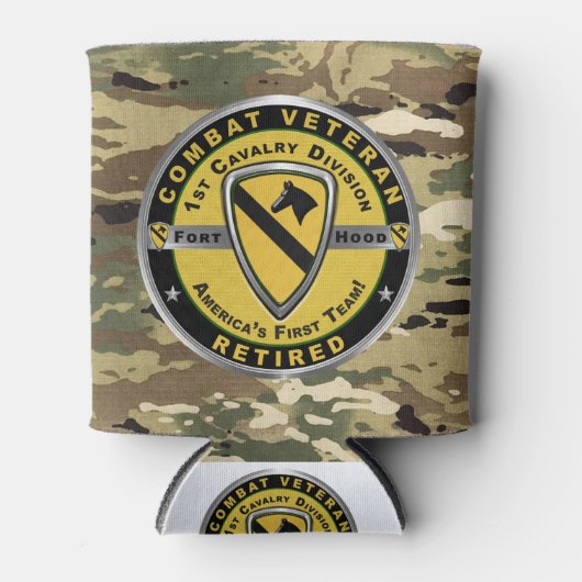 1e Cavalerie Divisie Gepensioneerd Blikjeskoeler (Voorkant)