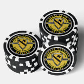1e Cavalerie Divisie Gepensioneerd Poker Chips (Opstapeling)
