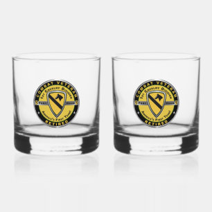 1e Cavalerie Divisie Gepensioneerd Whisky Glas