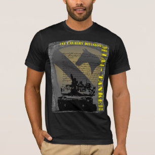 1e Cavalerie divisie - M1A1 Tanker T-shirt