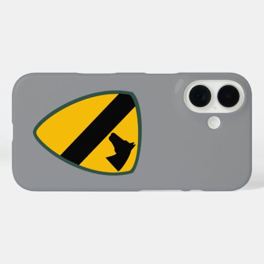 1e Cavalerie Divisie Patch Case-Mate iPhone Case (Achterkant (horizontaal))