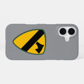 1e Cavalerie Divisie Patch iPhone 16 Hoesje (Achterkant horizontaal)