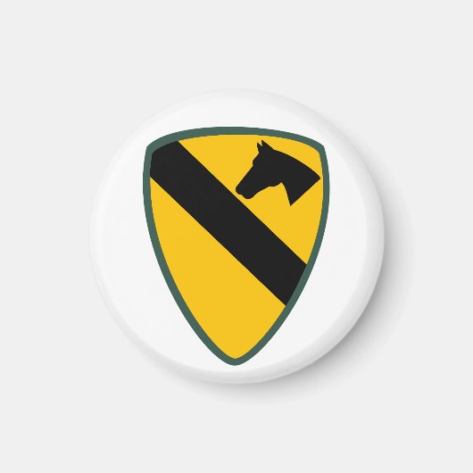 1e Cavalerie Divisie Patch Magneet (Voorkant)
