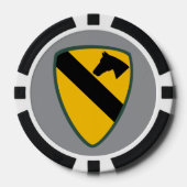 1e Cavalerie Divisie Patch Poker Chips (Voorkant)
