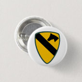 1e Cavalerie Divisie Patch Ronde Button 3,2 Cm (Voorkant /achterkant)