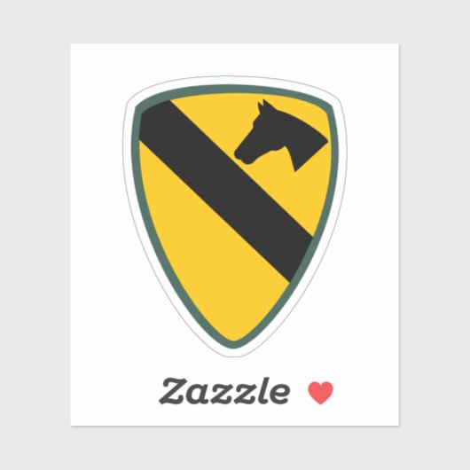 1e Cavalerie Divisie Patch Sticker (Vel)