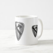 1e Cavalerie Divisie Staal Patch Design Koffiemok (Voorkant rechts)