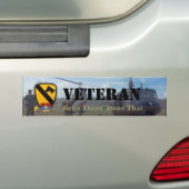 1e cavalerie luchtdivisie av nam bumper sticker (Op auto)