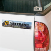 1e cavalerie luchtdivisie av nam bumper sticker (Op Truck)