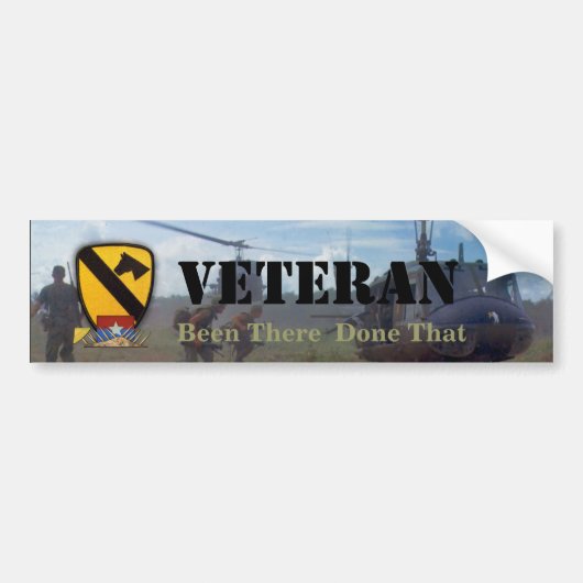 1e cavalerie luchtdivisie av nam bumper sticker (Voorkant)