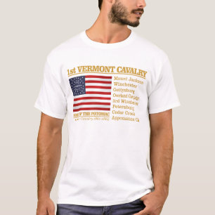 1e Cavalerie van Vermont (BH) T-shirt