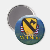 1e cavalerie vietnam luchtcav veterschoenen patch  magneet (Voorkant / Achterkant)