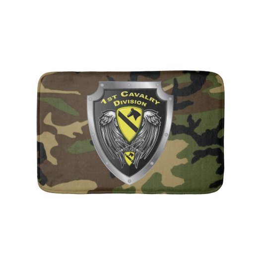 1e Cavaleriedivisie 1e CAV Badmat (Voorkant)