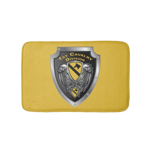 1e Cavaleriedivisie 1e CAV Badmat (Voorkant)