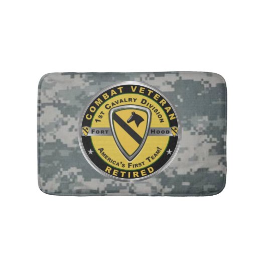 1e Cavaleriedivisie - 1e CAV Badmat (Voorkant)