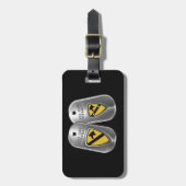 1e Cavaleriedivisie 1e CAV Bagagelabel (Voorkant verticaal)