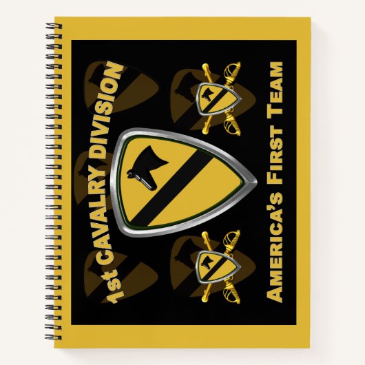 1e Cavaleriedivisie 1e CAV Notitieboek (Voorkant)