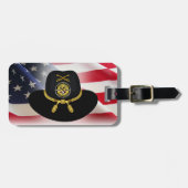 1e Cavaleriedivisie  Afghanistan Veteraan Bagagelabel (Voorkant horizontaal)