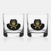 1e Cavaleriedivisie Afghanistan Whisky Glas (Voorkant)