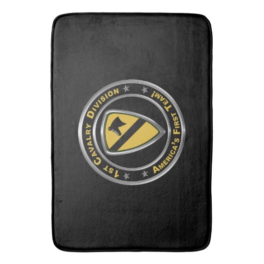 1e Cavaleriedivisie  Badmat (Voorkant Verticaal)