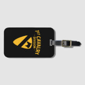 1e Cavaleriedivisie - Eerste Team Badge Bagagelabel (Voorkant (horizontaal))