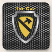1e Cavaleriedivisie Eerste Team Bier Onderzetter (Voorkant)