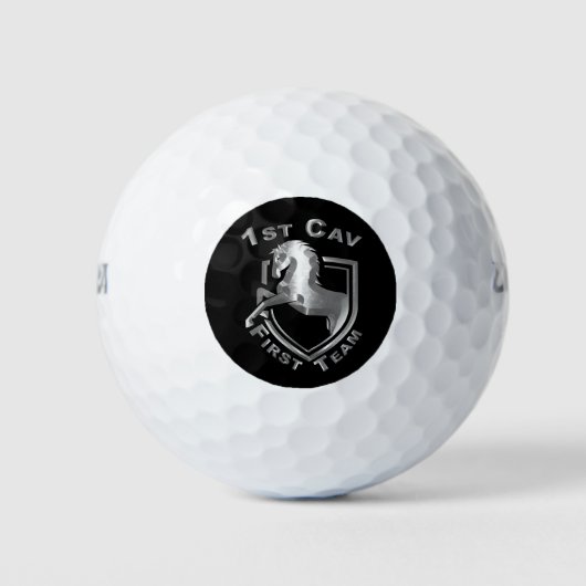 1e Cavaleriedivisie "First Team" op maat Golfballen (Voorkant)