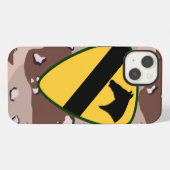 1e Cavaleriedivisie "First Team" Woestijncamouflag iPhone Hoesje (Achterkant horizontaal)
