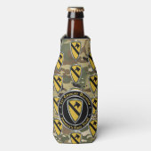 1e Cavaleriedivisie Flesjeskoeler (Fles Voorkant)