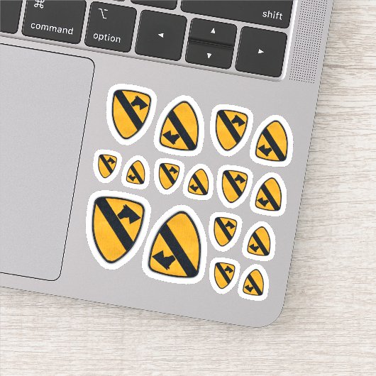 1e Cavaleriedivisie Fort Hood Air Cav Contour STI Sticker (Detail)
