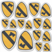 1e Cavaleriedivisie Fort Hood Air Cav Contour STI Sticker (Voorkant)