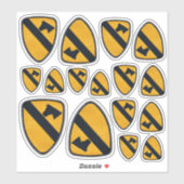 1e Cavaleriedivisie Fort Hood Air Cav Contour STI Sticker (Vel)