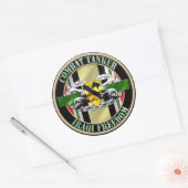 1e Cavaleriedivisie Gevechttanker 19K OIF Ronde Sticker (Envelop)