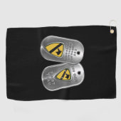 1e Cavaleriedivisie Golfhanddoek (Horizontaal)