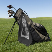 1e Cavaleriedivisie Irak Veteraan Golfhanddoek (Groen)