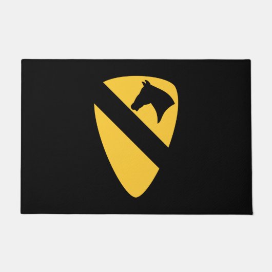 1e Cavaleriedivisie Patch Patriottisch Deurmat (Voorkant)
