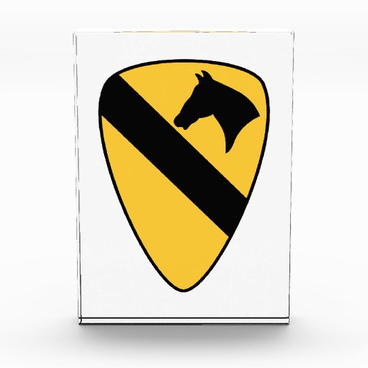 1e Cavaleriedivisie Patch Patriottisch Fotoblokken (Voorkant)