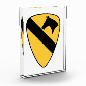 1e Cavaleriedivisie Patch Patriottisch Fotoblokken (Links)