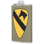 1e Cavaleriedivisie Patch Patriottisch Heupfles (Links)