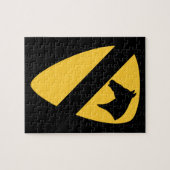 1e Cavaleriedivisie Patch Patriottisch Legpuzzel (Horizontaal)