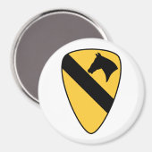 1e Cavaleriedivisie Patch Patriottisch Magneet (Voorkant / Achterkant)