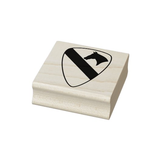 1e Cavaleriedivisie Patch Patriottisch Rubberstempel (Stempel)