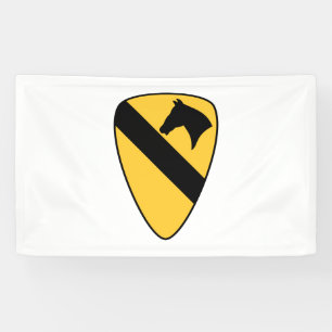 1e Cavaleriedivisie Patch Patriottisch Spandoek
