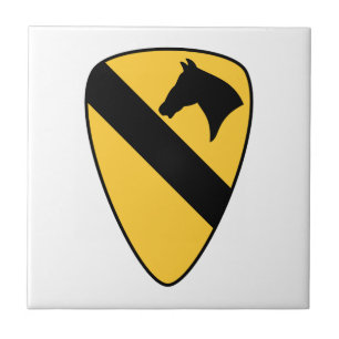 1e Cavaleriedivisie Patch Patriottisch Tegeltje