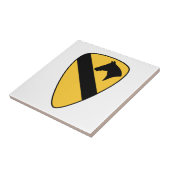 1e Cavaleriedivisie Patch Patriottisch Tegeltje (Zijkant)
