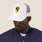 1e Cavaleriedivisie Patch Patriottisch Trucker Pet (In situ)