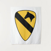 1e Cavaleriedivisie Patch Patriottisch Wandkleed (Voorkant)