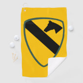 1e Cavaleriedivisie Patch Verenigde Staten Golfhanddoek (Insitu)